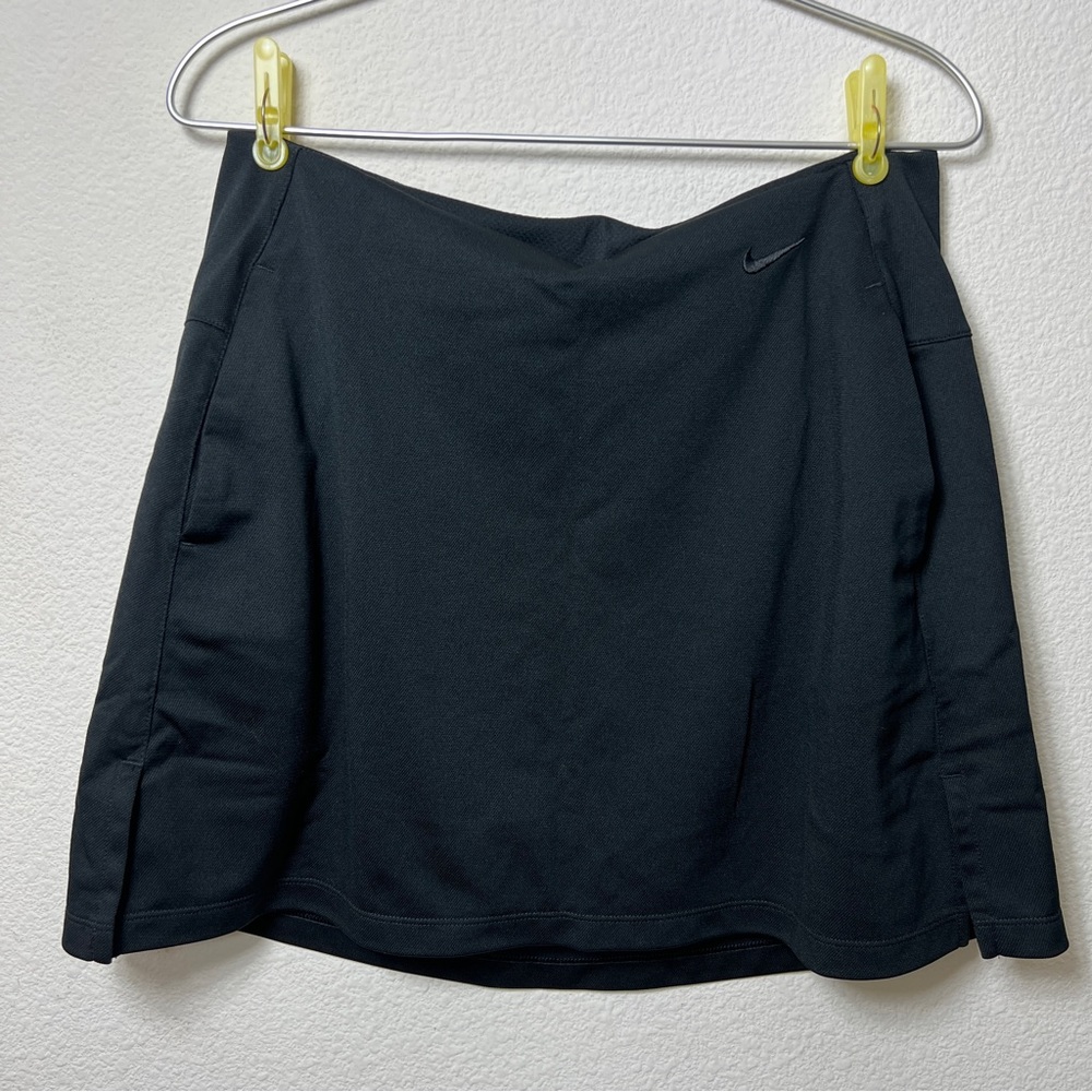 Nike Dri-Fit Lined Golf Skort Black Medium